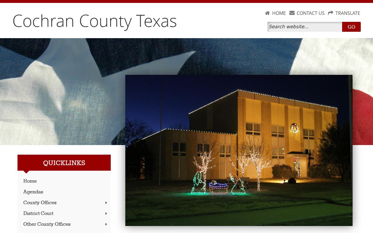 Morton court docket access at Cochran County courthouse